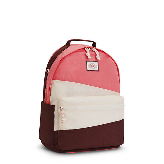 Torby Na Laptopa Kipling Damien Large Backpack Różowe | PL 1583QM